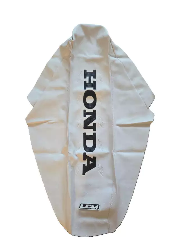 Funda de asiento Ultragrip para Honda XR650R XR 650R, todos los años, LCM, Color Blanco, Diseño E18