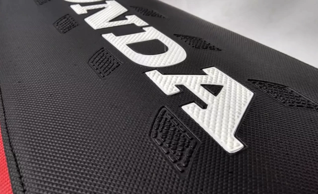 Funda de asiento Ultragrip para Honda XR650R XR 650R, todos los años, LCM, Color Negro, Diseño E5 — foto 2