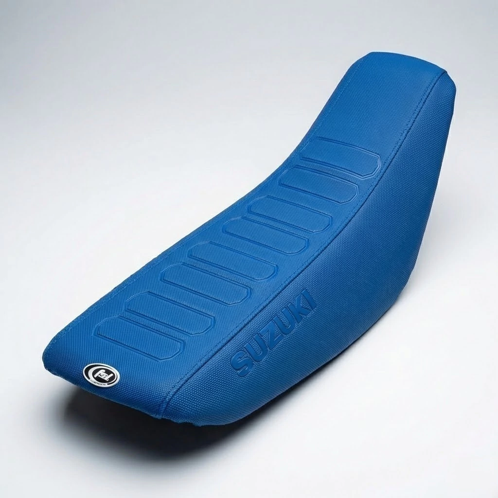 Funda de Asiento Ultragrip Suzuki DR350 Antideslizante Azul - Máxima Adherencia
