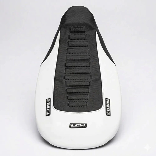 Funda De Asiento Yamaha Raptor 700 Negro - Blanco Lcm Negro/blanco