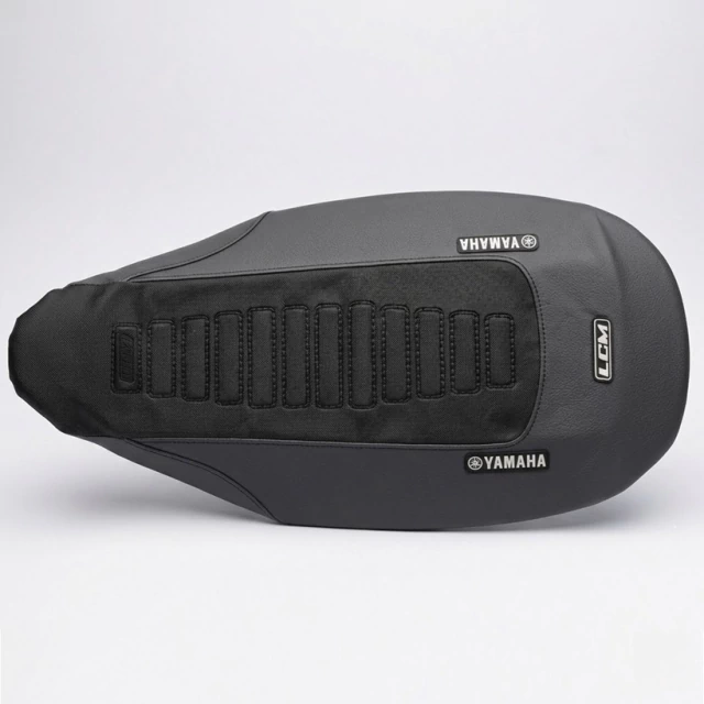 Funda de Asiento Yamaha Raptor 700 Negro - Gris LCM - Repuesto de Alta Calidad para Cuatriciclo