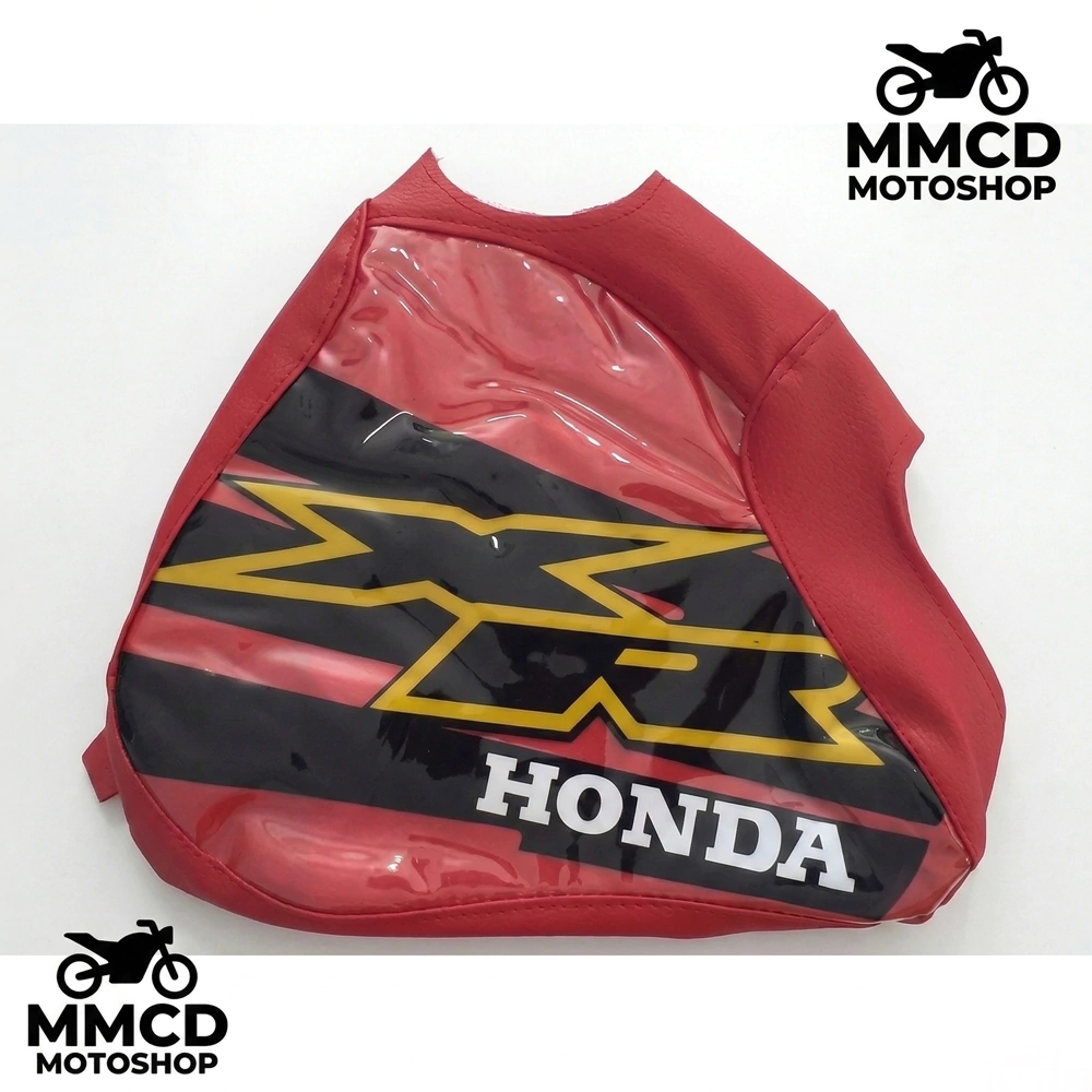 XR100R Diseño 2000 Funda de Tanque XR 100 1990-2000 Cuero Sintético y Vinilo rojo