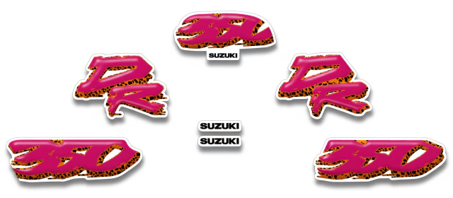 Gráfica Premium para Suzuki DR350 - Kit Completo Microperforado + Laminado Grueso