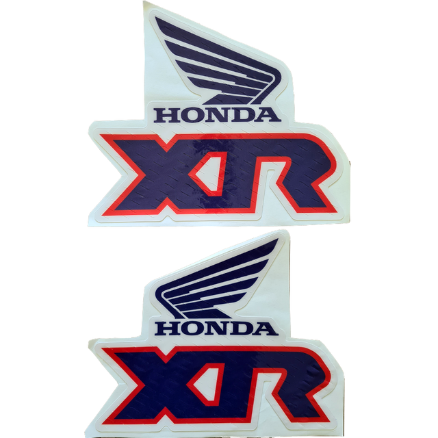 XR100R 1991 Gráficas Calcos Tanque XR 100 Microperforadas Violeta Rojo