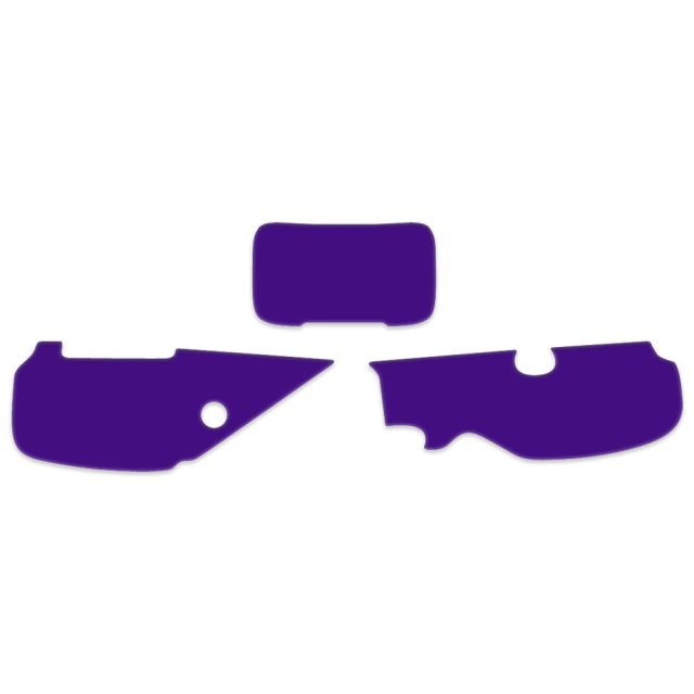 Gráficas Laterales y Porta Farol para Honda XR600R / XR 600 (1995) - Violeta - Vinilo Laminado Moldeable