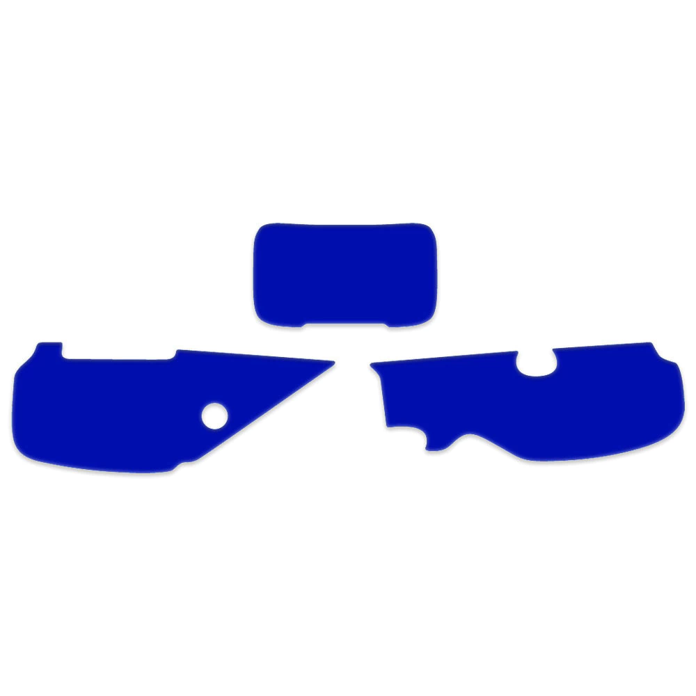 Gráficas Laterales y Porta Farol para Honda XR600R / XR 600 - Azul - Vinilo Laminado Moldeable