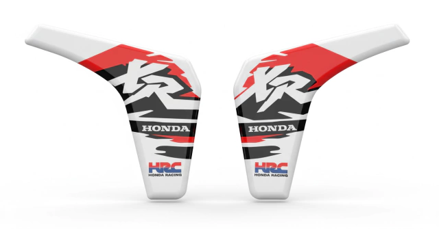 Gráficas para Tanque Acerbis 22l- de la Honda XR600R xr 600 XR600 97 Rojo y Negro