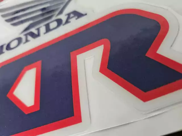 Gráficas tanque Premium para Honda XR250R / XR 250R y XR250L / XR 250L- Modelo 1991 - Vinilo laminado grueso - color azul y rojo — foto 4