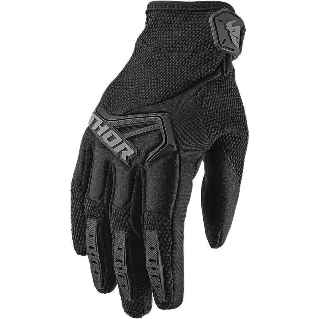 Guantes de Motocross Talle XL | Thor Off-Road Ready To Race | Negro