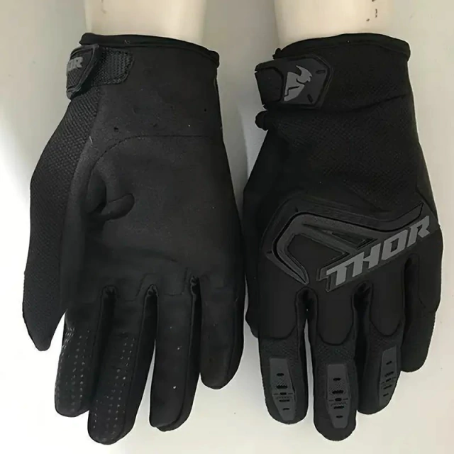 Guantes de Motocross Talle XL | Thor Off-Road Ready To Race | Negro — foto 3