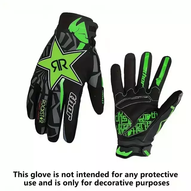 Guantes Moto Motocross Thor Negro Gris Unisex Antideslizante Negro | Verde Xl (9.5cm - 10.5cm) — foto 2
