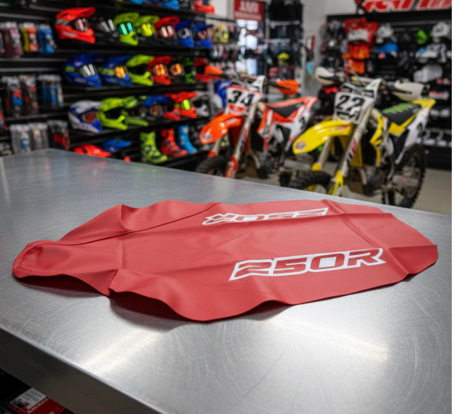 Honda XR250 Xr250R XR 250 2000 - Funda de asiento - Tapizado - Rojo — foto 2