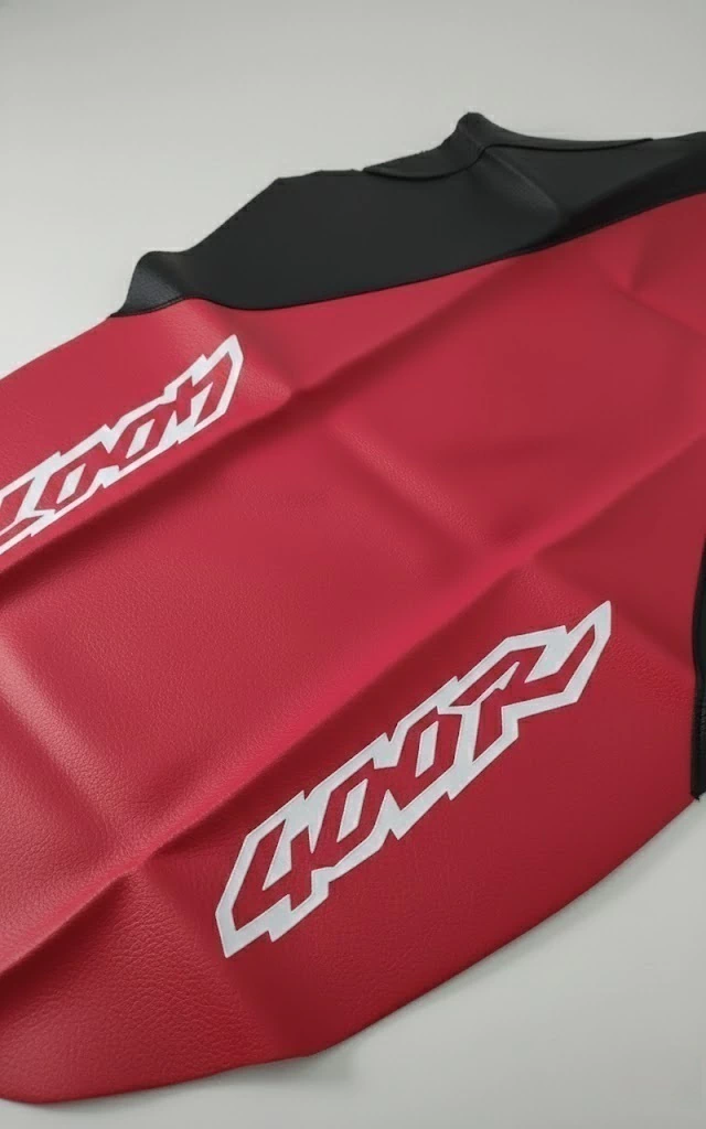 Honda XR400 XR 400 XR400R 1997 - Funda de asiento - Tapizado - Combinado Rojo/Negro — foto 3