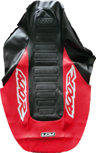 HONDA Xr400 / Xr 400 / Xr400r Funda Asiento Lcm Negro Rojo Negro — foto 2