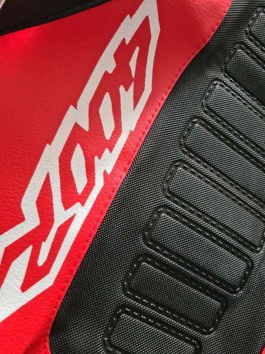 HONDA Xr400 / Xr 400 / Xr400r Funda Asiento Lcm Negro Rojo Negro — foto 3