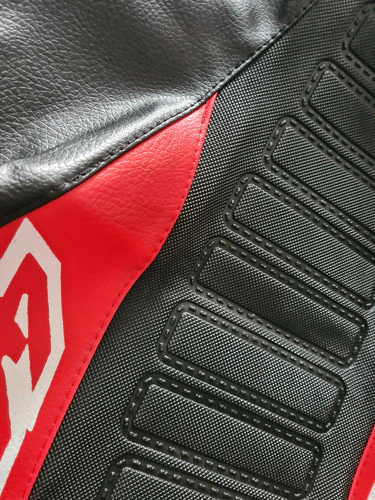 HONDA Xr400 / Xr 400 / Xr400r Funda Asiento Lcm Negro Rojo Negro — foto 4