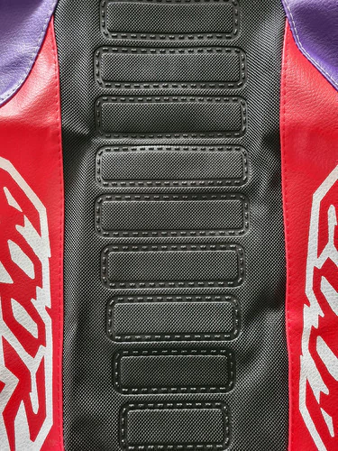 Honda Xr400 / Xr 400 / Xr400r Funda Asiento Lcm Rojo Violeta Negro — foto 2