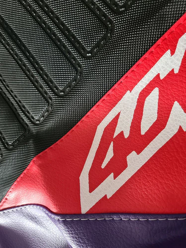 Honda Xr400 / Xr 400 / Xr400r Funda Asiento Lcm Rojo Violeta Negro — foto 5