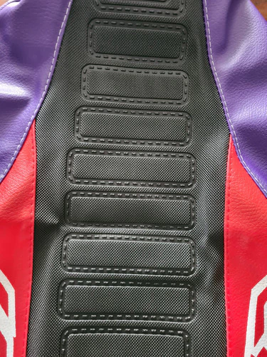 Honda Xr400 / Xr 400 / Xr400r Funda Asiento Lcm Rojo Violeta Negro — foto 6