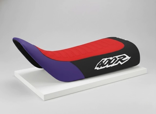 HONDA Xr400 / Xr 400 / Xr400r Funda Asiento Lcm Violeta Rojo Rojo