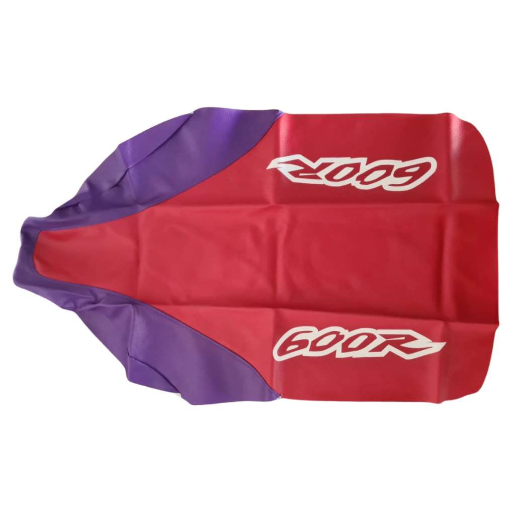 Honda XR600 XR600R XR 600 1996 - Funda de asiento - Tapizado - Combinado Rojo/Lila