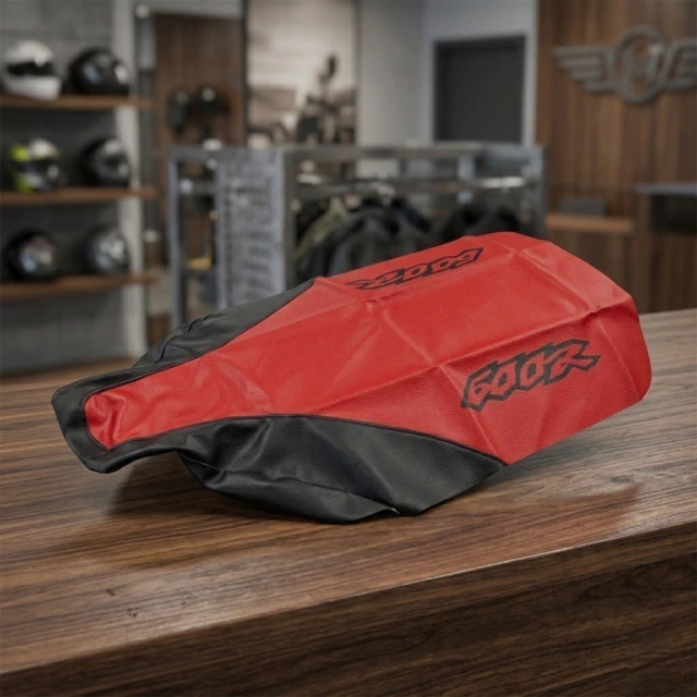 Honda XR600 XR600R XR 600 1998 1999- Funda de asiento - Tapizado - Combinado Rojo/Negro — foto 2