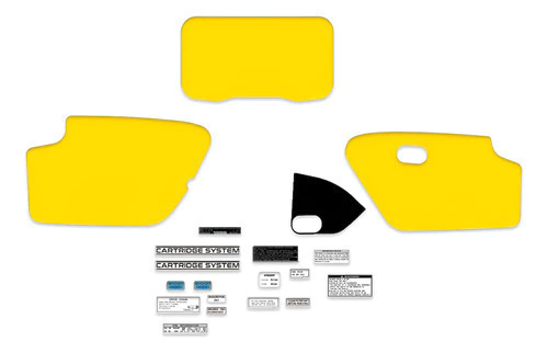 HONDA XR600 Xr 600 1986 KIT CALCOS Amarillo Cachas Advertencias
