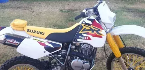Kit Funda Asiento + Funda Tanque Para Suzuki Dr350 Dr 350 98 Amarillo — foto 3