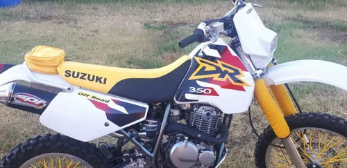 Kit Funda Asiento + Funda Tanque Para Suzuki Dr350 Dr 350 98 Amarillo — foto 6