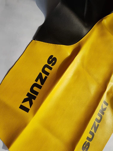 Kit Funda Asiento + Funda Tanque Para Suzuki Dr350 Dr 350 98 Amarillo — foto 10