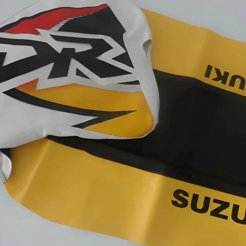 Kit Funda Asiento + Tanque Suzuki Dr350 Dr 350 Dr350r Amari Amarillo — foto 2