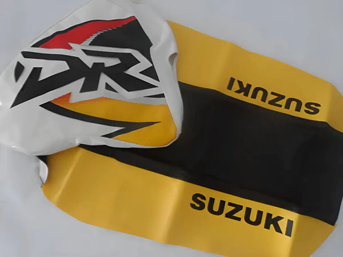 Kit Funda Asiento + Tanque Suzuki Dr350 Dr 350 Dr350r Amari Amarillo — foto 4