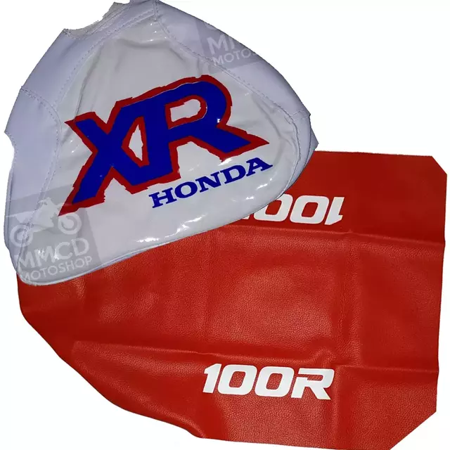 Kit funda de tanque + funda de asiento para Honda XR100R XR100 - Modelo 1992