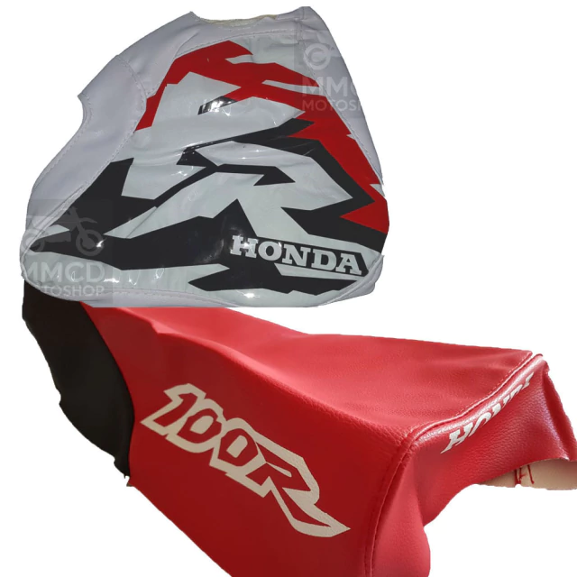 Kit funda de tanque + funda de asiento para Honda XR100R XR100 - Modelo 1997