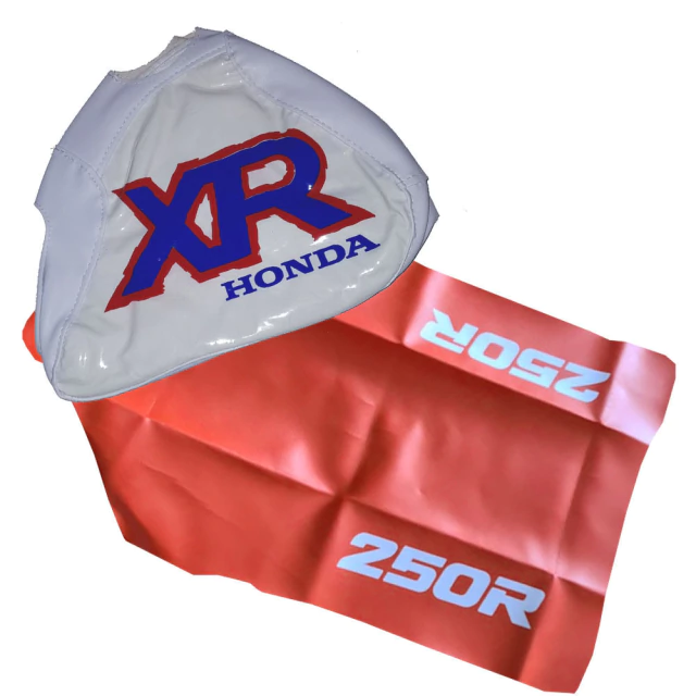 Kit funda de tanque + funda de asiento para Honda XR250R XR250 - Modelo 1992