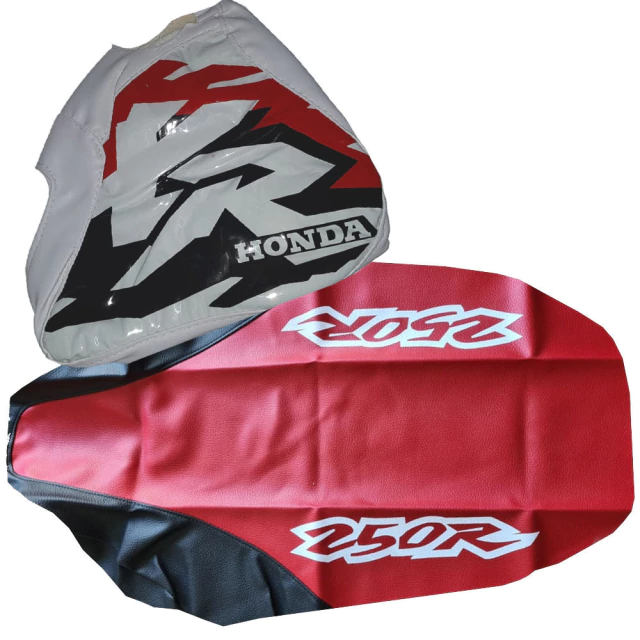 Kit funda de tanque + funda de asiento para Honda XR250R XR250 - Modelo 1997