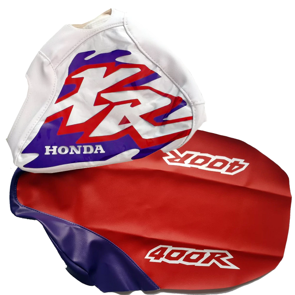 Kit funda de tanque + funda de asiento para Honda XR400R XR400 - Modelo 1996 - Violeta