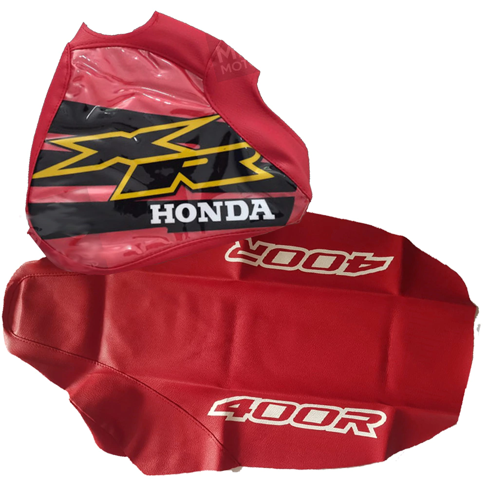 Kit funda de tanque + funda de asiento para Honda XR400R XR400 - Modelo 2000