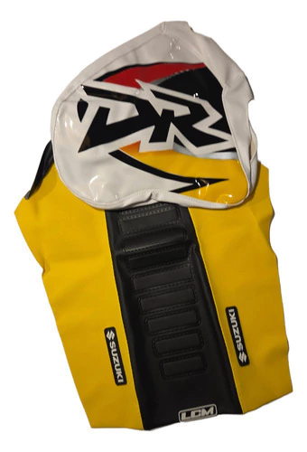 Kit Funda Tanque Y Asiento Para Suzuki Dr350 Dr 350 Lcm Grip Amarillo