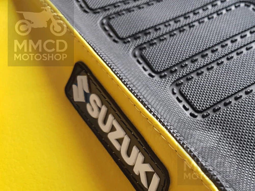 Kit Funda Tanque Y Asiento Para Suzuki Dr350 Dr 350 Lcm Grip Amarillo — foto 5