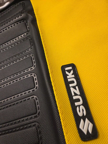 Kit Funda Tanque Y Asiento Para Suzuki Dr350 Dr 350 Lcm Grip Amarillo — foto 7