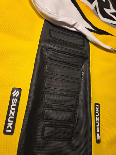 Kit Funda Tanque Y Asiento Para Suzuki Dr350 Dr 350 Lcm Grip Amarillo — foto 8