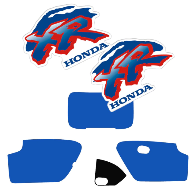 Kit Gráficas Premium para Honda XR250R / XR 250R / XR250 - Modelo 1993- Vinilo laminado grueso