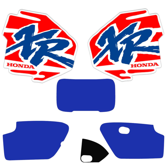 Kit de Gráficas Premium para Honda XR250R / XR 250R / XR250 - Modelo 1994 Incluye Calcos de Tanque, Laterales y Porta Farol