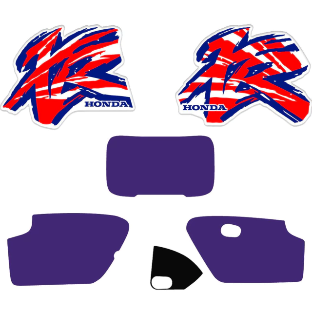 Kit Gráficas Premium para Honda XR250R / XR 250R / XR250 - Modelo 1995- Vinilo laminado grueso