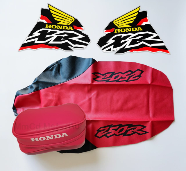 Kit Honda XR250 1998 - Gráficas Tanque + Bolso Porta Herramientas + Funda de Asiento — foto 4