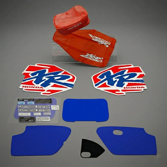Kit Restauracion Honda XR250R 1994 Completo Funda Asiento Tanque Calcos Bolso XR 250
