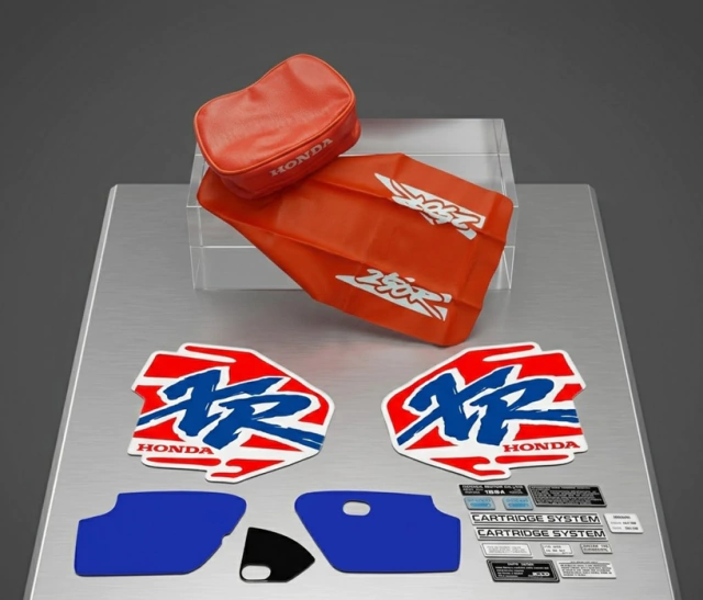 Kit Restauracion Honda XR250R 1994 Completo Funda Asiento Tanque Calcos Bolso XR 250 — foto 7