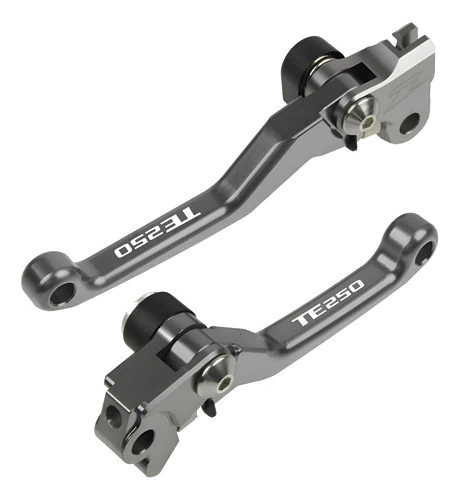 Manijas Palancas Freno Y Embrague P/ Husqvarna Te250 Te 250 Gris Oscuro