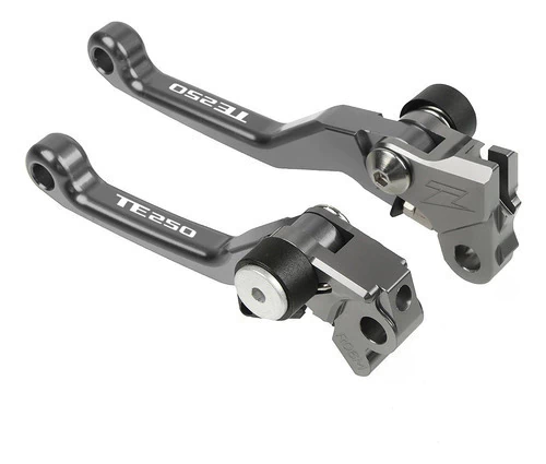 Manijas Palancas Freno Y Embrague P/ Husqvarna Te250 Te 250 Gris Oscuro — foto 3